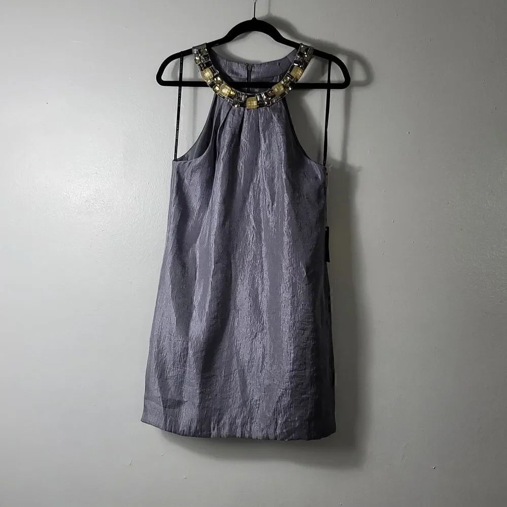 Alexia Admor Jeweled Neckline Dress